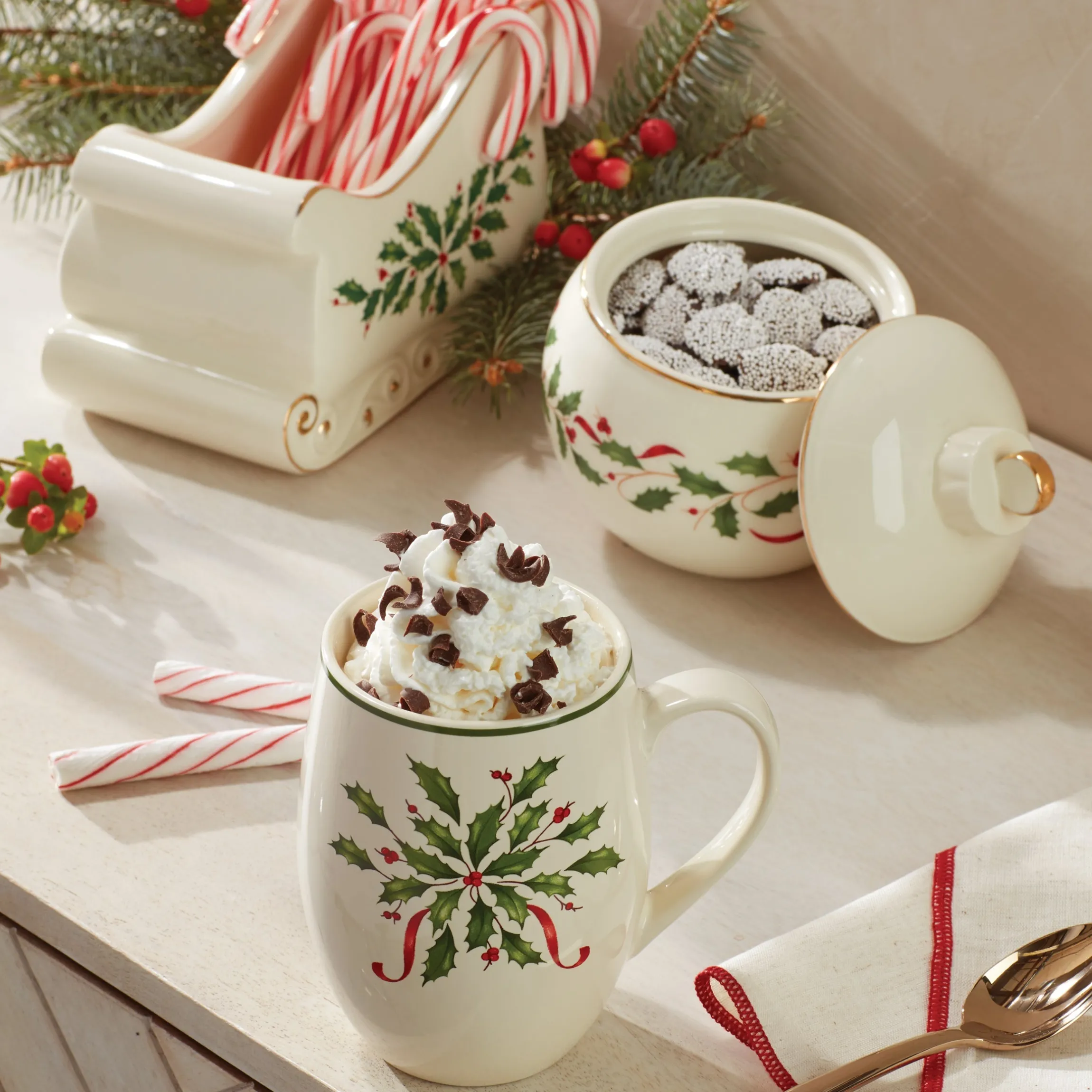 Holiday Ornament Candy Jar