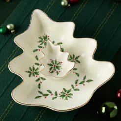 Holiday Tree Chip & Dip Set
