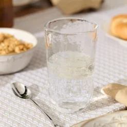 Homespun Clear Tall Tumbler - Set Of 4