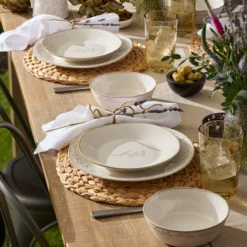 Homespun 12-Piece Dinnerware Set