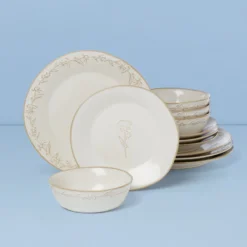 Homespun 12-Piece Dinnerware Set
