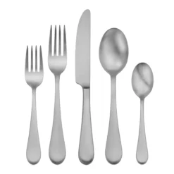 Icarus Satin 45-Piece Flatware Set