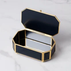"I Treasure You" Black Jewelry Box