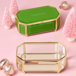 "I Treasure You" Clear Jewelry Box