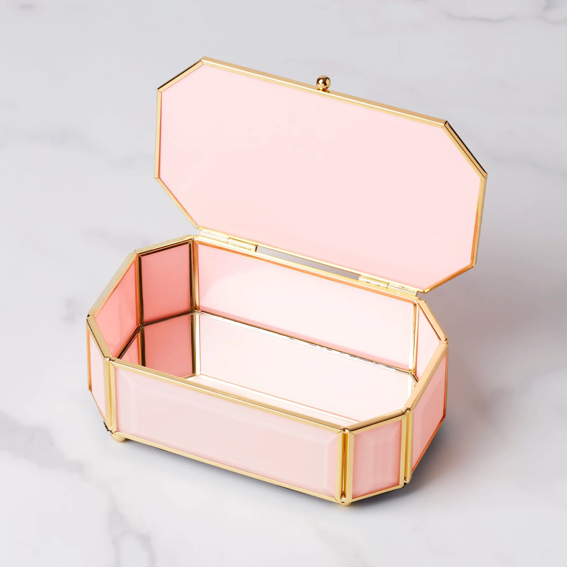 "I Treasure You" Pink Jewelry Box