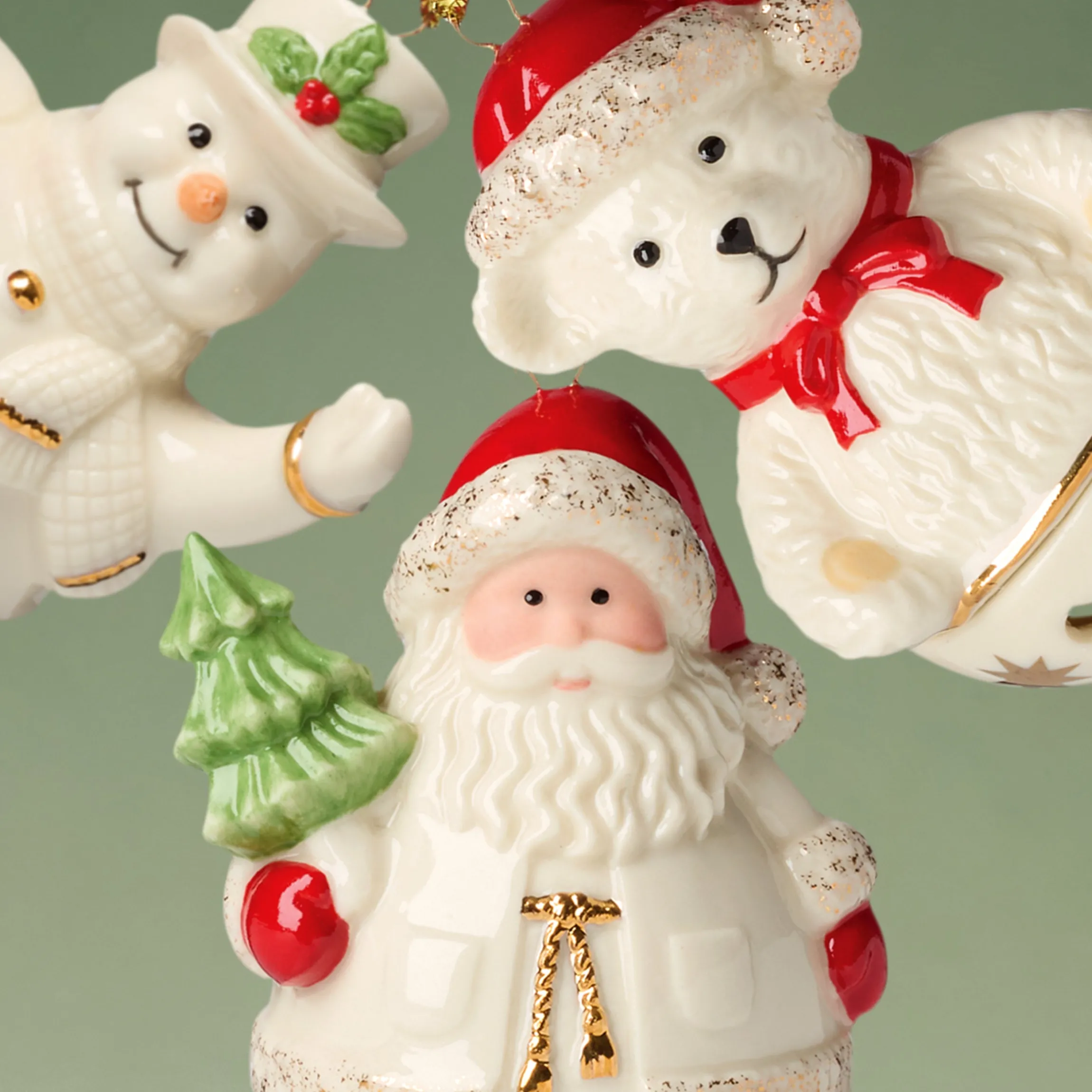 Jingle Bell Ornaments, Set of 3