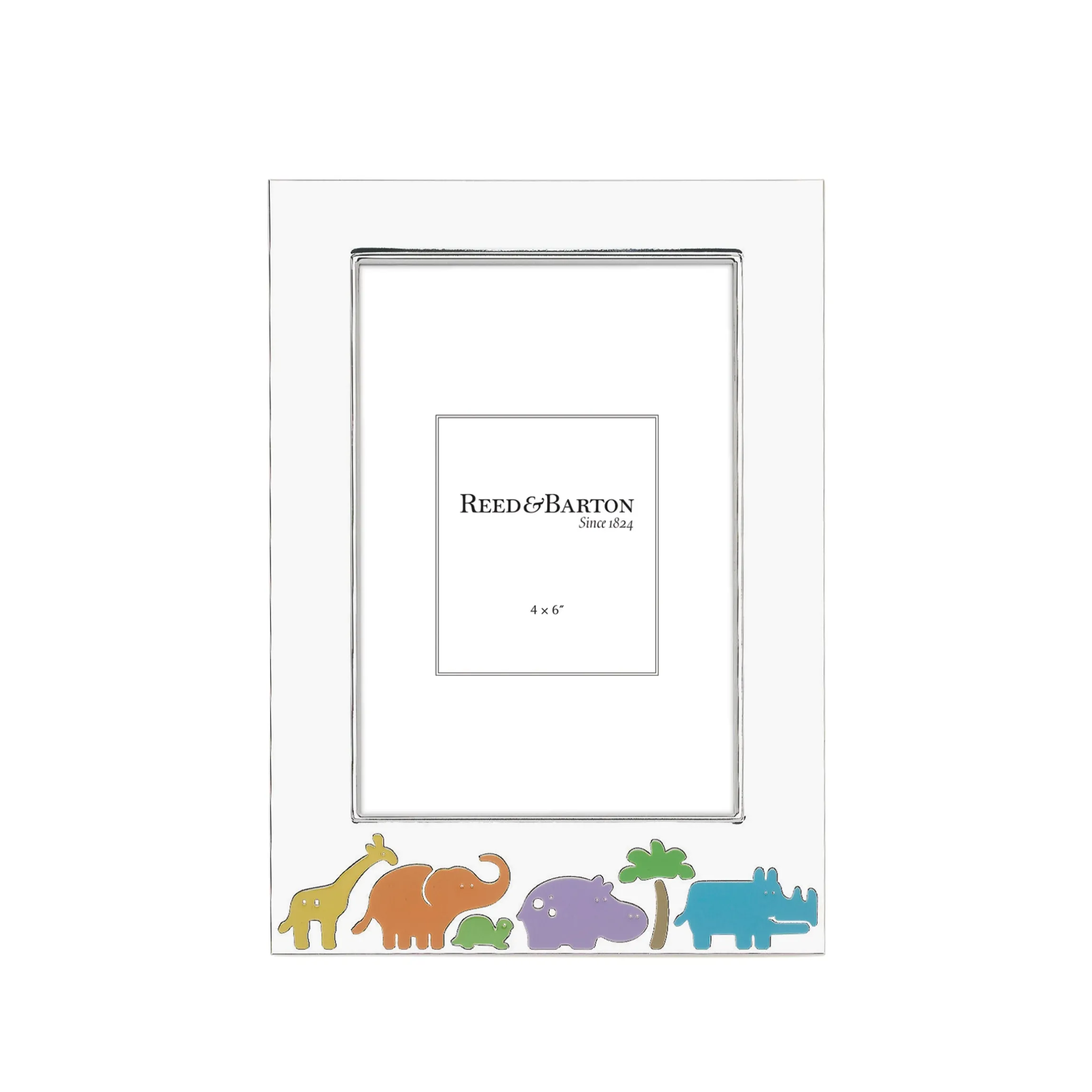 Jungle Parade Silverplate 4x6 Photo Frame