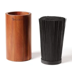 Keen Acacia 5-Piece Bristle Cutlery Block Set