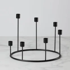 Kent Large Black Candlestick Wreath