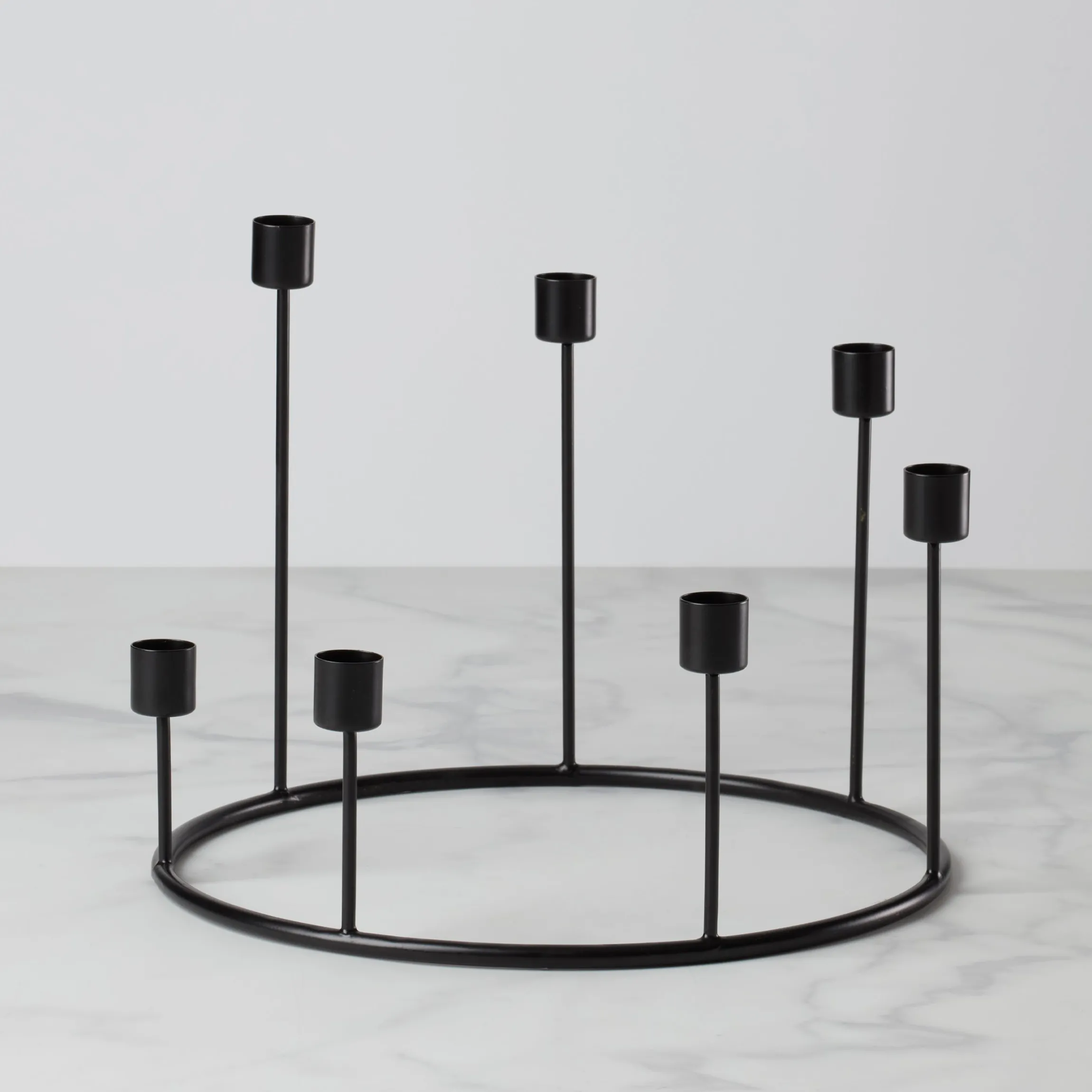 Kent Large Black Candlestick Wreath
