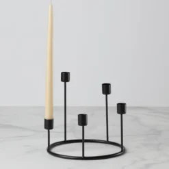 Kent Small Black Candlestick Wreath
