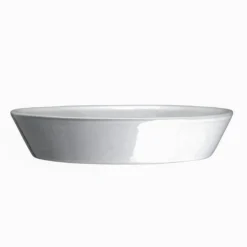 Kobenhavner Glazed Mineral White 16cm Pot with Saucer