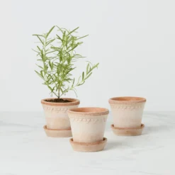Kobenhavner Rosa Pot Set, Set of 3