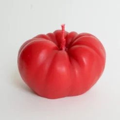 Large Red Heirloom Tomato Beeswax Candle