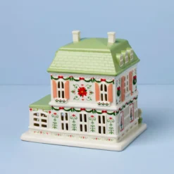 Lenox Holiday Village Sweet Shop Lit Figurine