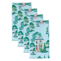 Lenox Spice Village Allover Dinner Napkins, Set of 4