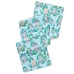 Lenox Spice Village Allover 14x70 Table Runner