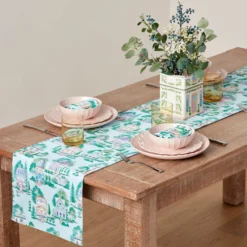 Lenox Spice Village Allover 14x70 Table Runner