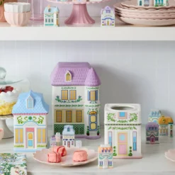 Lenox Spice Village House Canisters, Set of 3