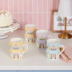 Lenox Spice Village Mugs, Set of 4