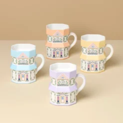 Lenox Spice Village Mugs, Set of 4