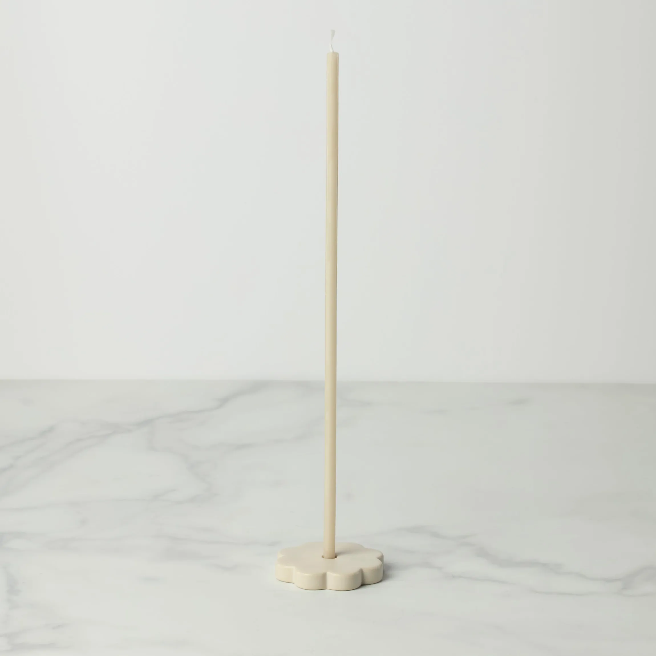 Long-Stem Parchment Candles, Set of 12