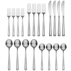 Lorenn Satin 20-Piece Flatware Set