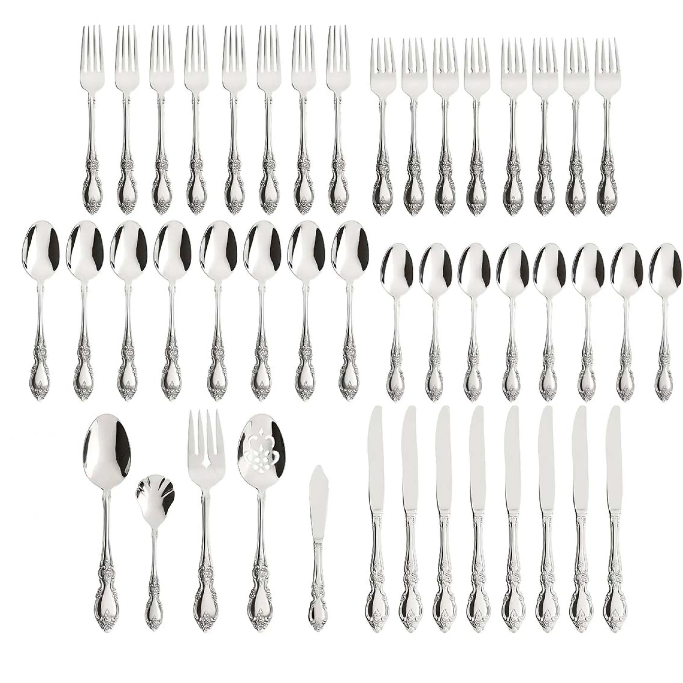 Louisiana 45-Piece Flatware Set