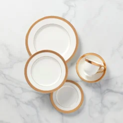 Lowell White 5-Piece Place Setting