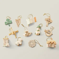 Luck of the Irish 12-Piece Mini Ornament Set