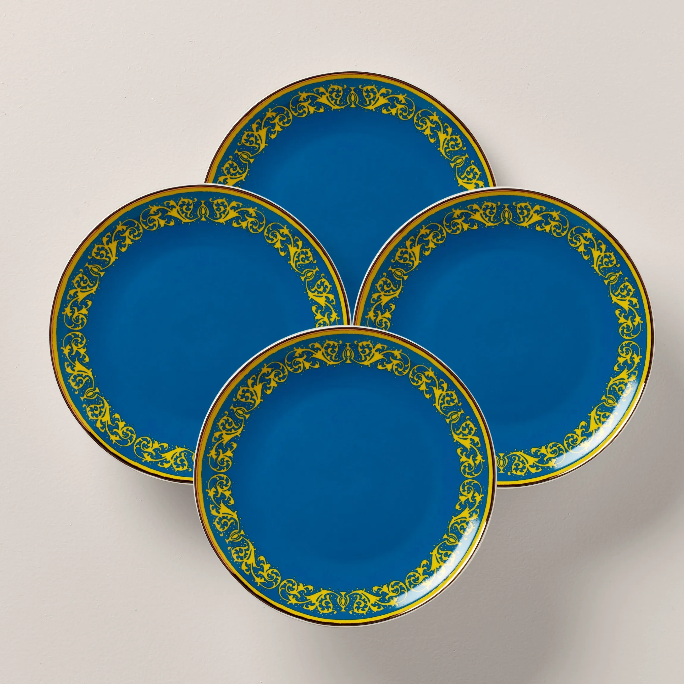 LX Remix Blue Accent Plates, Set of 4