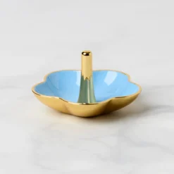Make It Pop Blue Metal Ring Dish