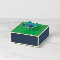 Make It Pop Green & Navy Floral Box