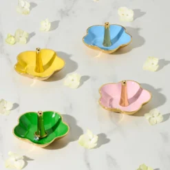Make It Pop Pink Metal Ring Dish
