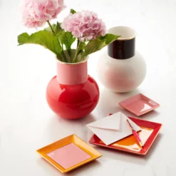 Make It Pop Warm Red Bouquet Vase