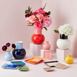 Make It Pop Warm Red Bouquet Vase