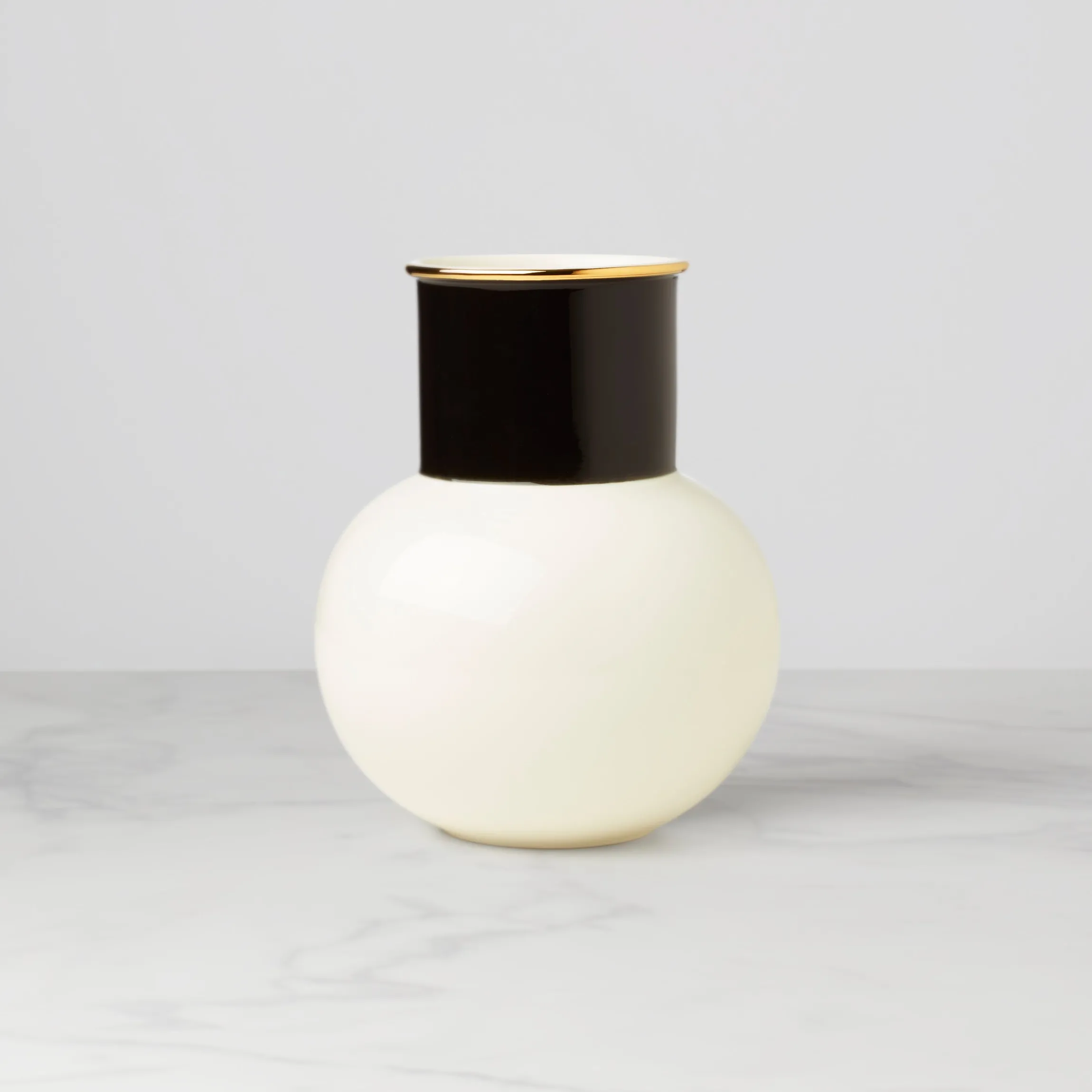Make It Pop White & Black Bouquet Vase