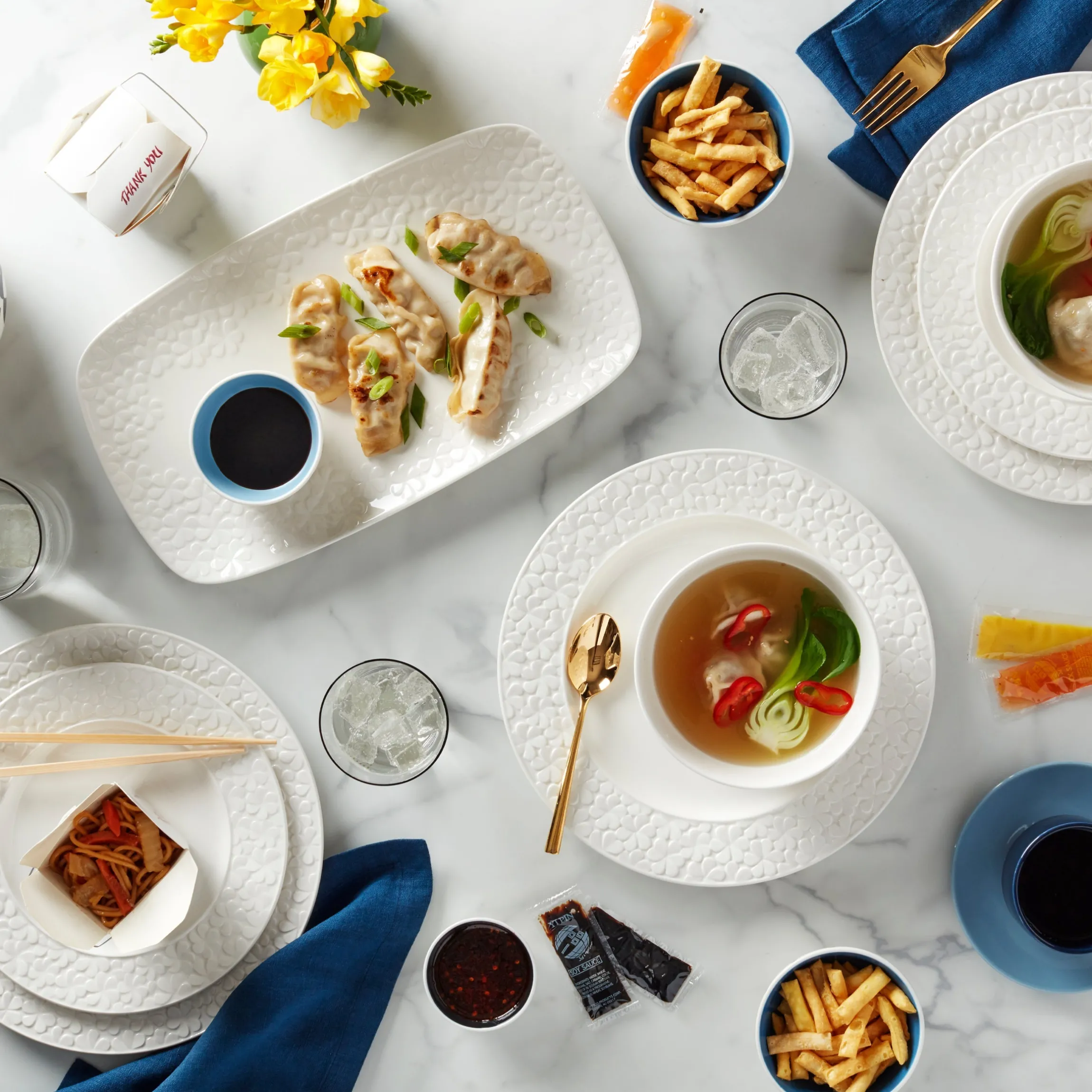 Malmo Gold 5-Piece Place Setting
