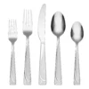 Mena Frost 40-Piece Flatware Set with Chrome Caddy