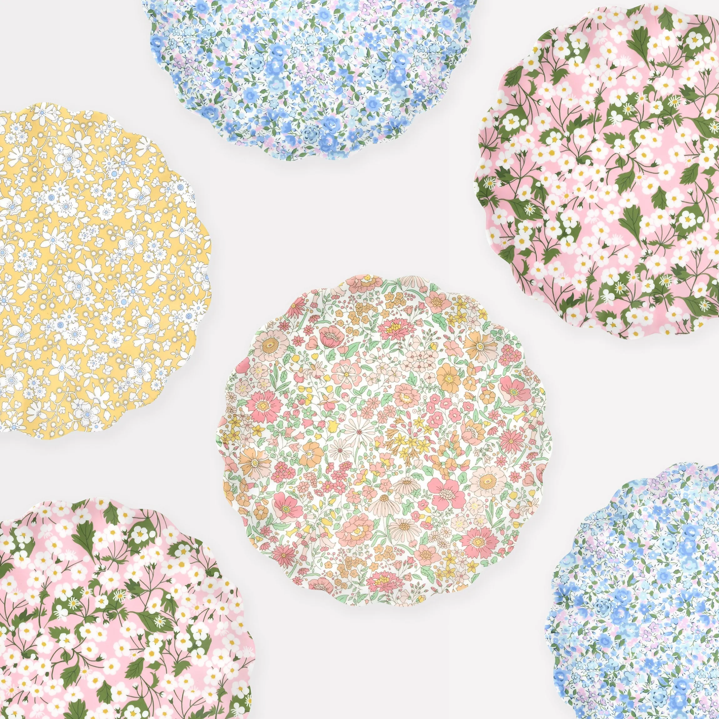 Meri Meri X Liberty Floral Melamine Small Plate, Set of 4
