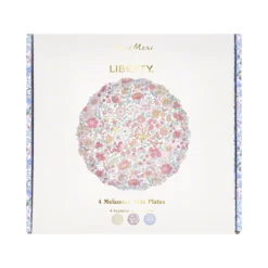 Meri Meri X Liberty Floral Melamine Small Plate, Set of 4