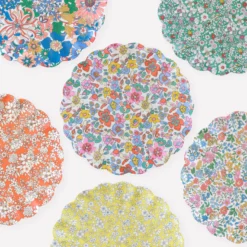 Meri Meri x Liberty Garden Party Large Plates, Set of 6