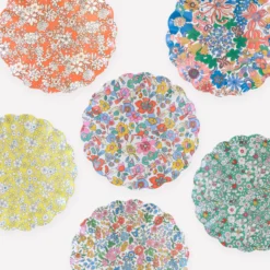 Meri Meri x Liberty Garden Party Small Plates, Set of 6