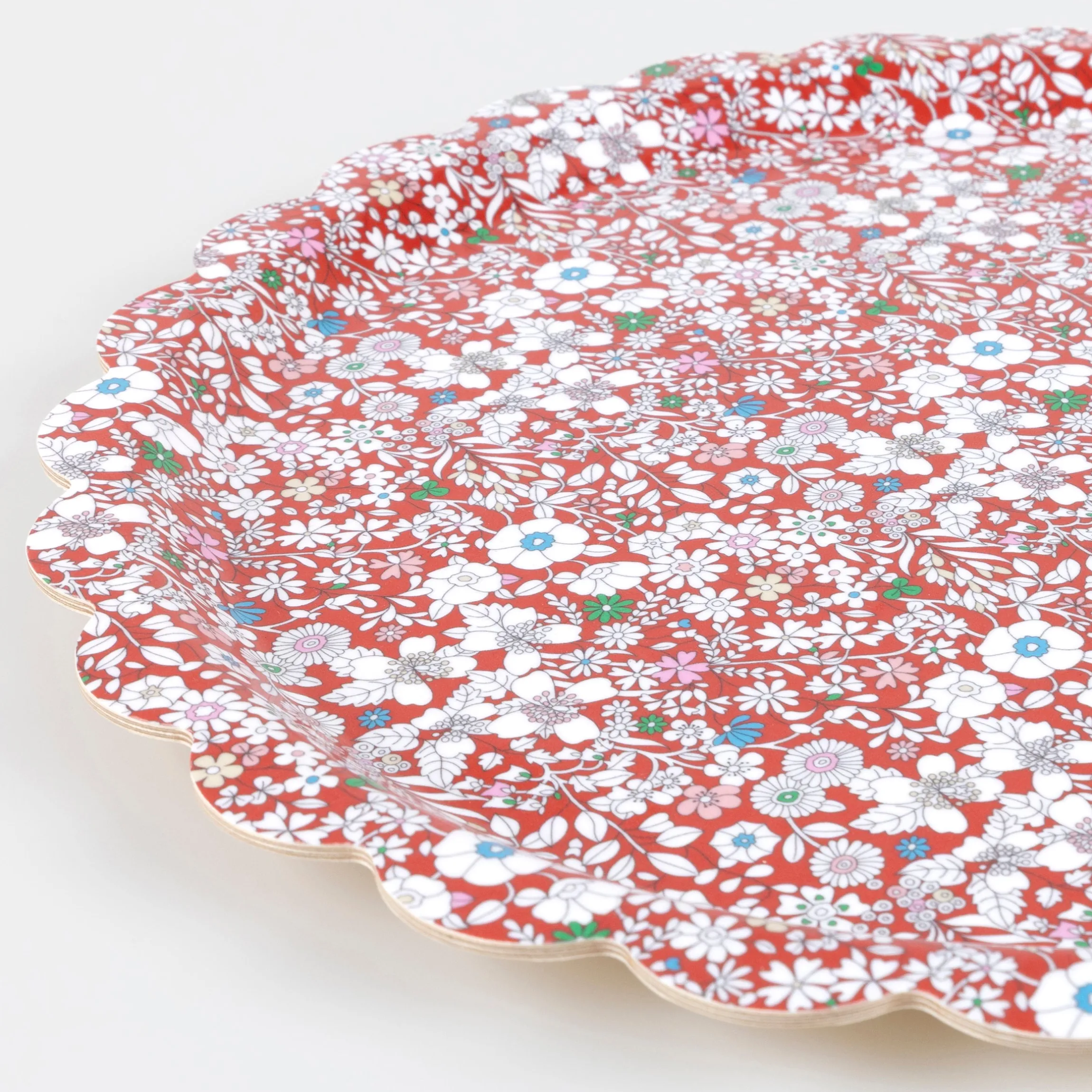 Meri Meri x Liberty Red June's Meadow Small Tray