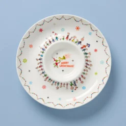 Merry Grinchmas Chip & Dip Bowl