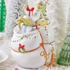 Merry Grinchmas Cookie Jar
