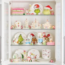 Merry Grinchmas Grinchie Grins Accent Plates, Set of 4