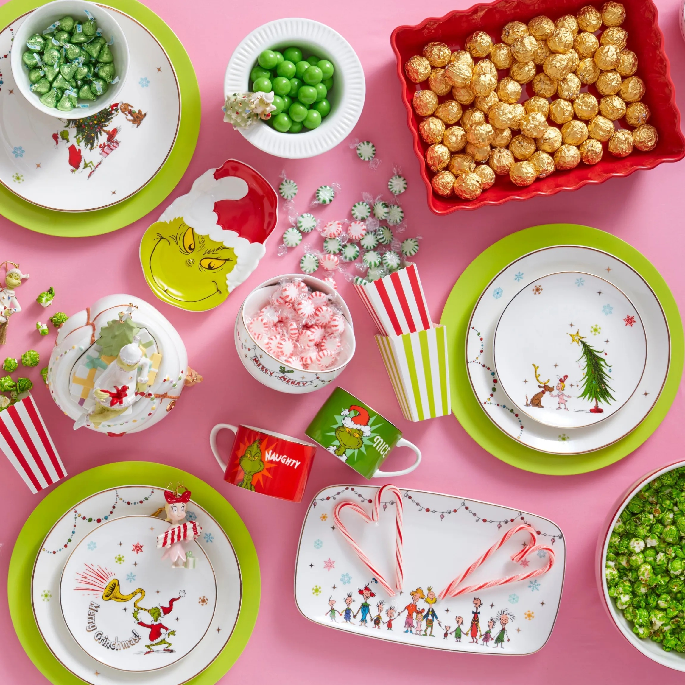 Merry Grinchmas Hors d'Oeuvre Tray