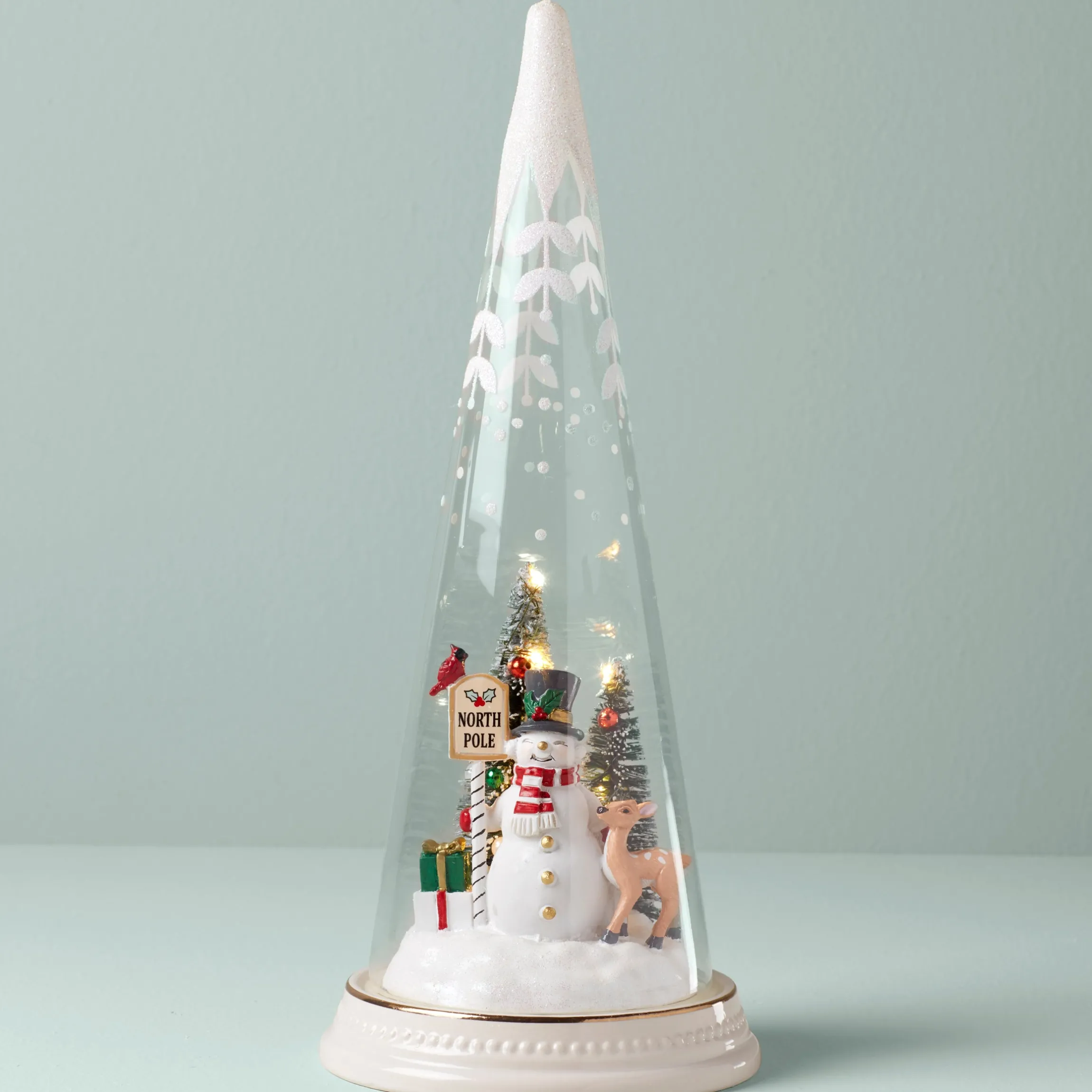 Merry & Magical Lit Snowman Figurine