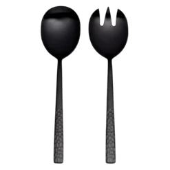Mezze Midnight 2-Piece Salad Servers